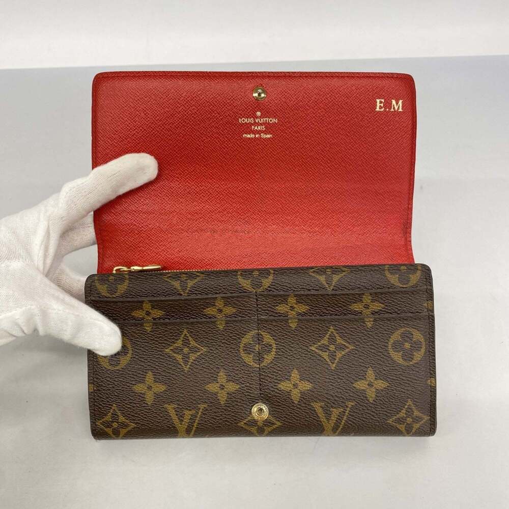 Louis Vuitton Monogram Portefeuille Sarah Long Wallet M62086 Brown Women's - Picture 3 of 16
